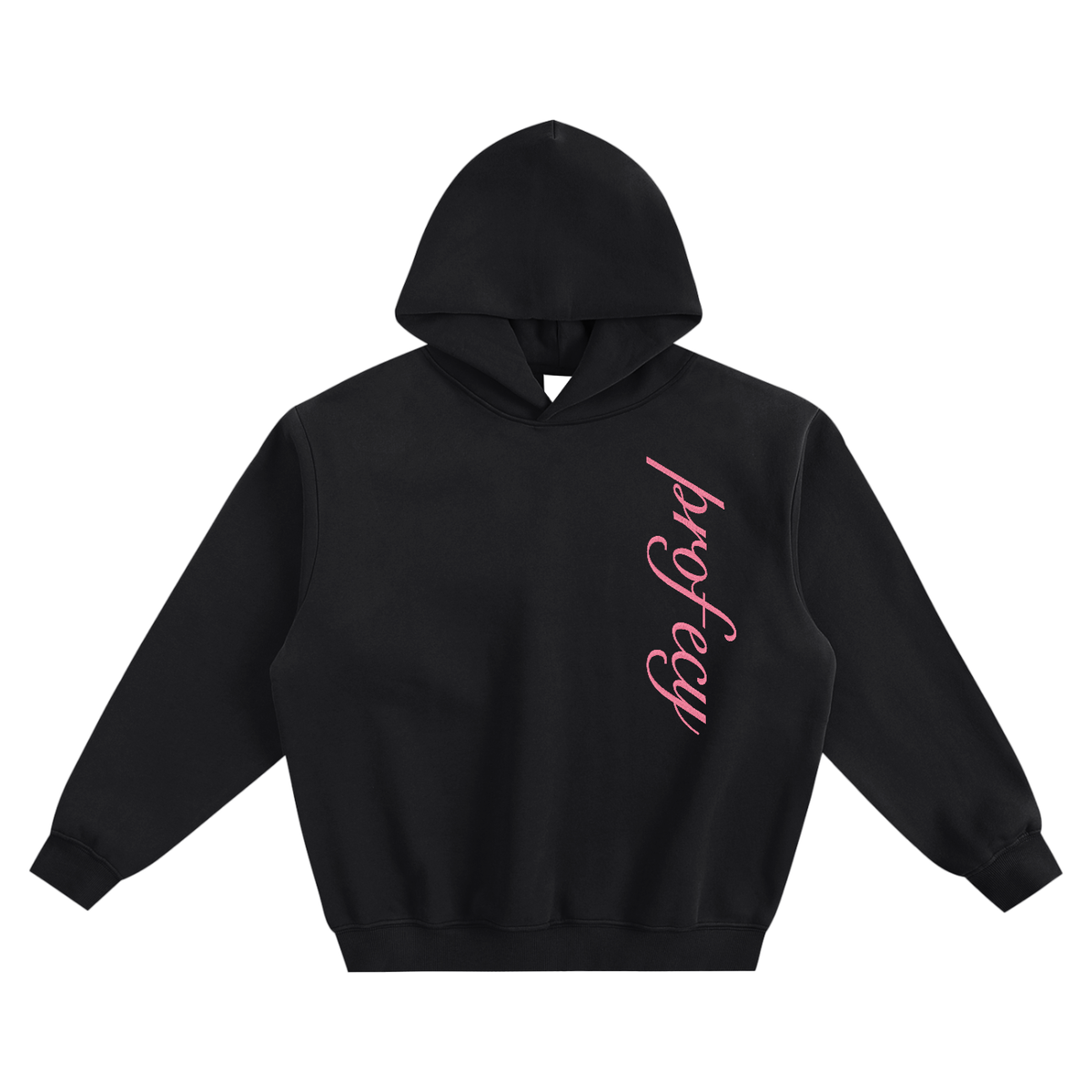 pink,black,hoodie